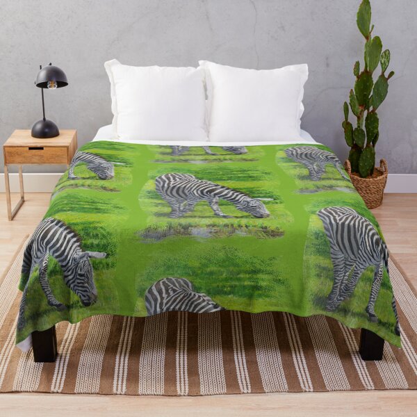 Item preview, Zebra in greens designed and sold by CamphuijsenArt.