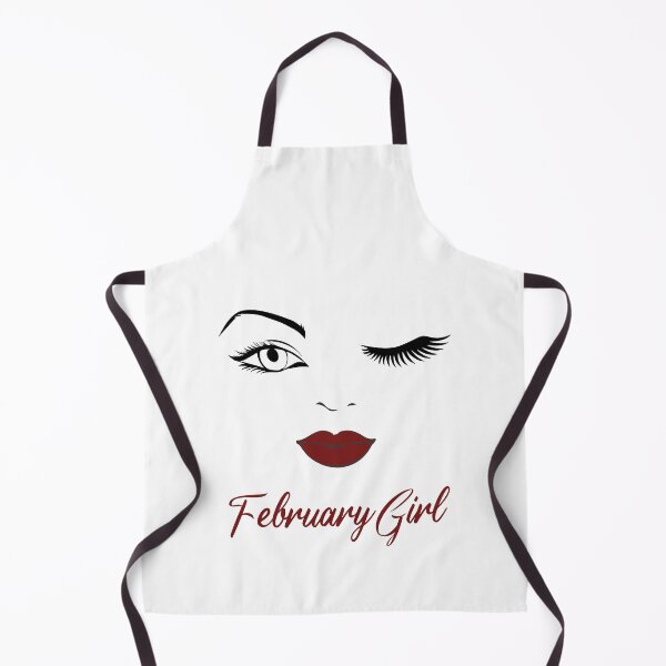 Item preview, February Girl Eyes Red Lips Birthday Cute Winking Eye Born in February Gifts Ideas designed and sold by clothesy7.