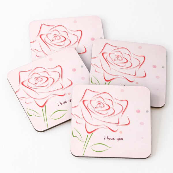 Item preview, love rose designed and sold by 42youbest.