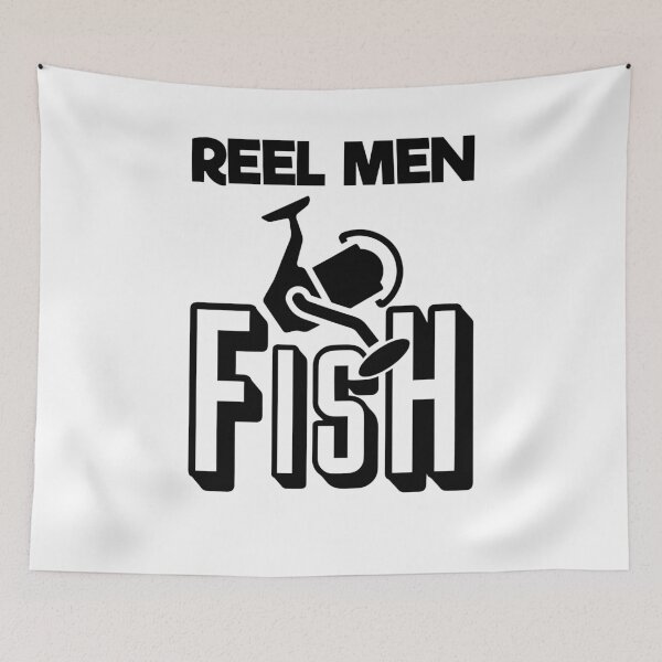 Item preview, Reel Men Fish -Funny  Fishing Humor designed and sold by shivani21061993.