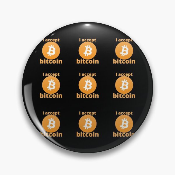 Item preview,  I Accept Bitcoin Pattern designed and sold by Scubaloppy.
