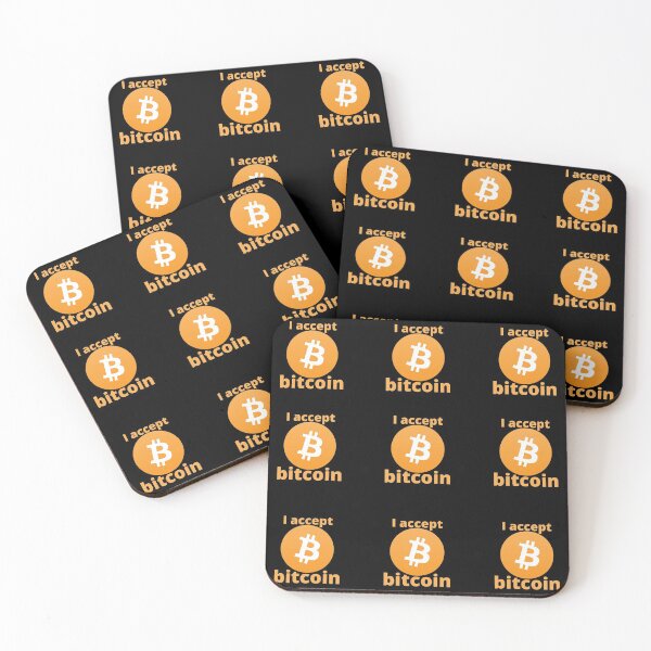 Item preview,  I Accept Bitcoin Pattern designed and sold by Scubaloppy.