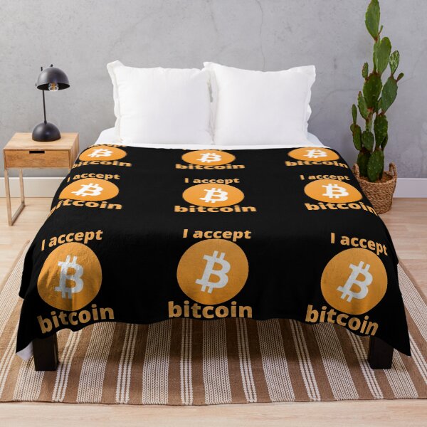 Item preview,  I Accept Bitcoin Pattern designed and sold by Scubaloppy.