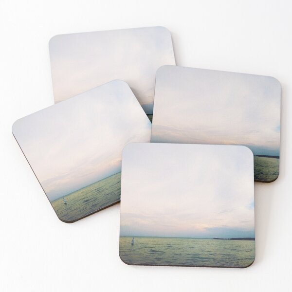 Item preview, Wonderful tender colors in the sky over the Black Sea at sunset designed and sold by helenkaiy.