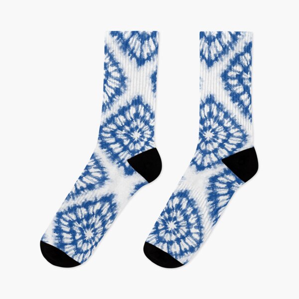 Item preview, Shibori Indigo and White Tie Dye Pattern designed and sold by thesnowwhyte.