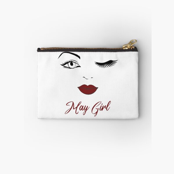 Item preview, May Girl Eyes Red Lips Birthday Cute Winking Eye Born in May Gifts Ideas designed and sold by clothesy7.