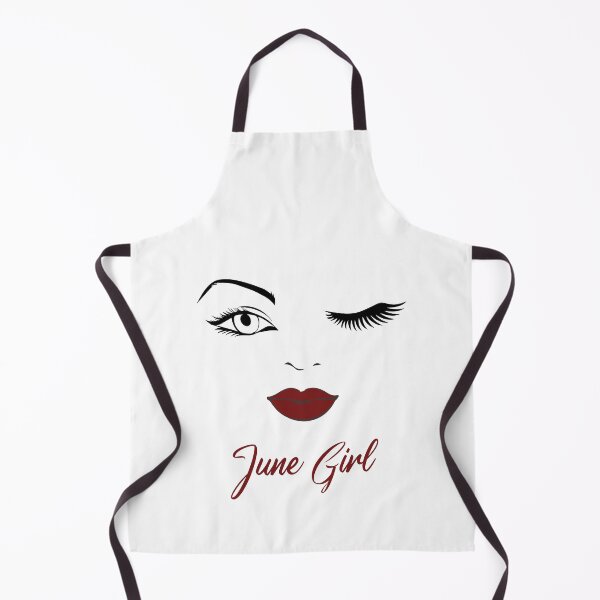 Item preview, June Girl Eyes Red Lips Birthday Cute Winking Eye Born in June Gifts Ideas designed and sold by clothesy7.