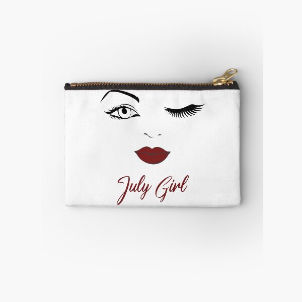 Item preview, July Girl Eyes Red Lips Birthday Cute Winking Eye Born in July Gifts Ideas designed and sold by clothesy7.