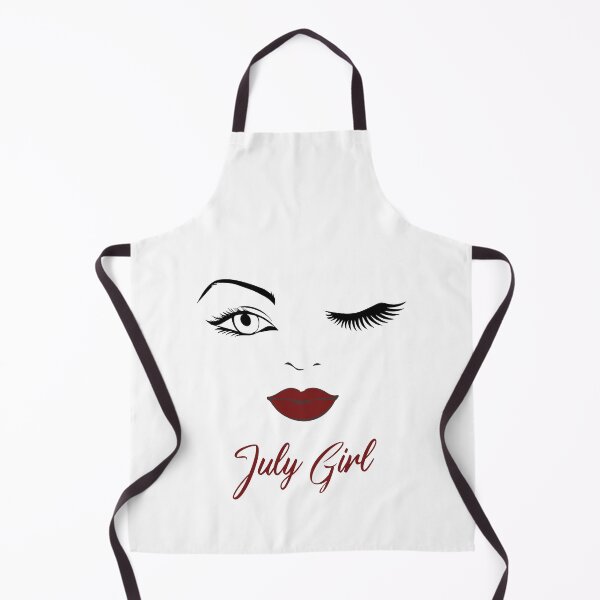 Item preview, July Girl Eyes Red Lips Birthday Cute Winking Eye Born in July Gifts Ideas designed and sold by clothesy7.