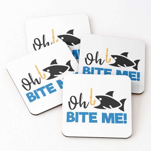 Item preview, Oh Bite Me-Funny  Fishing Humor designed and sold by shivani21061993.