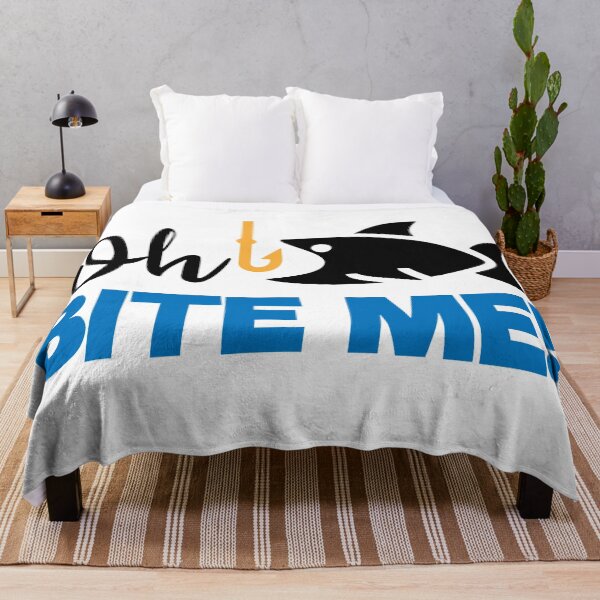 Item preview, Oh Bite Me-Funny  Fishing Humor designed and sold by shivani21061993.