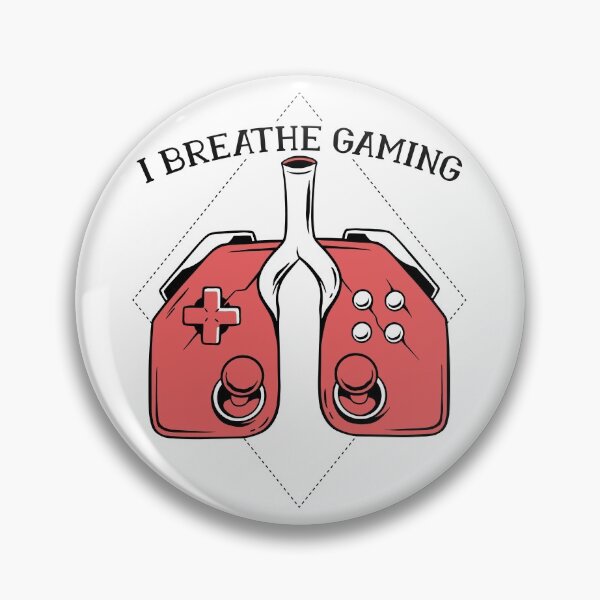 Item preview, I Breathe Gaming Lung Joystick Controller Gamer designed and sold by OmmeDesigns.