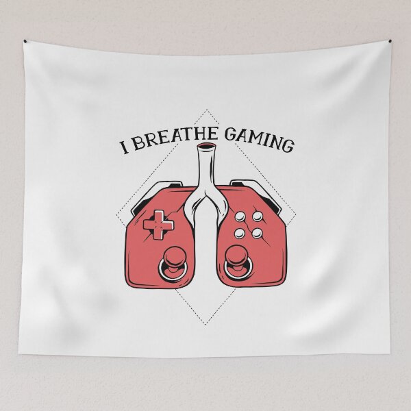 Item preview, I Breathe Gaming Lung Joystick Controller Gamer designed and sold by OmmeDesigns.