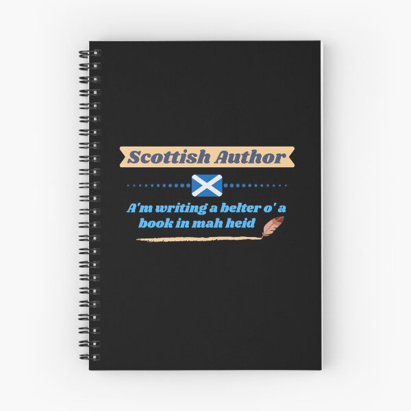 Item preview, Funny Scottish Author Gift Ideas for Authors Scotland Writers designed and sold by Dani Mullins.