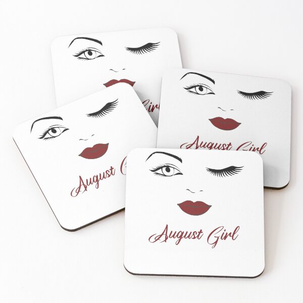 Item preview, August Girl Eyes Red Lips Birthday Cute Winking Eye Born in August Gifts Ideas designed and sold by clothesy7.