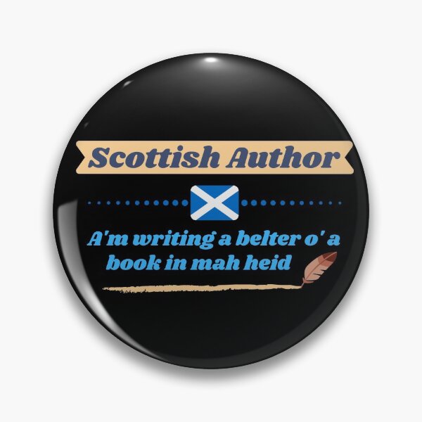 Item preview, Funny Scottish Author Gift Ideas for Authors Scotland Writers designed and sold by Dani Mullins.