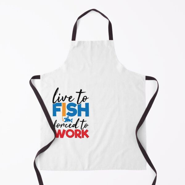Item preview, Live To Fish Forced To Work -Funny Fishing Humor designed and sold by shivani21061993.