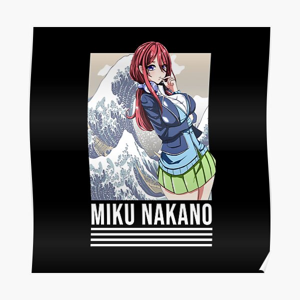 the quintessential quintuplets - miku - Cute Poster
