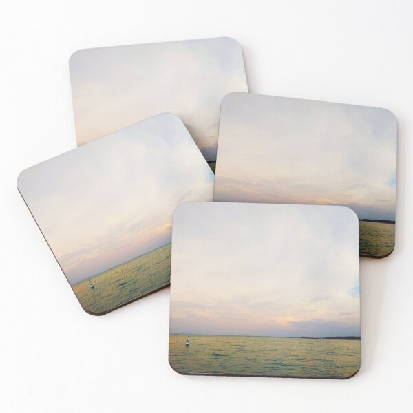 Item preview, Wonderful tender colors in the sky over the Black Sea at sunset designed and sold by helenkaiy.