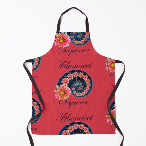 Aperçu de l'œuvre Séquence de Fibonacci le nombre d'or rouge créée et vendue par SpiritGifts.