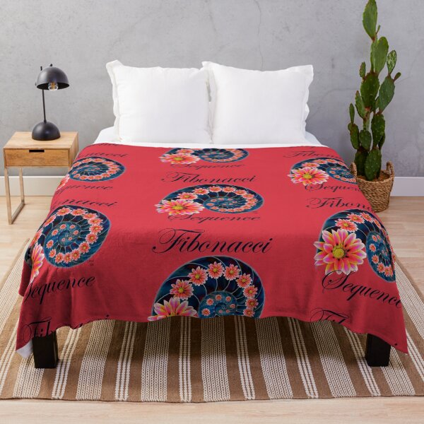 Item preview, Fibonacci Sequence the Golden Ratio Red designed and sold by SpiritGifts.