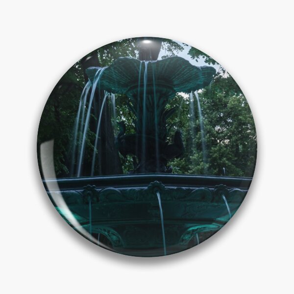 Item preview, Demeter Fountain Plovdiv - Olympian Greek Goddess in Cool Emerald Light designed and sold by Georgia Mizuleva.