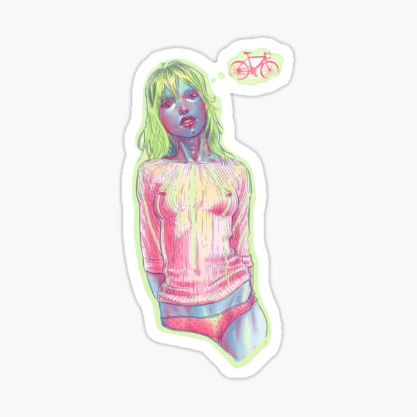 bicycle daydream Sticker