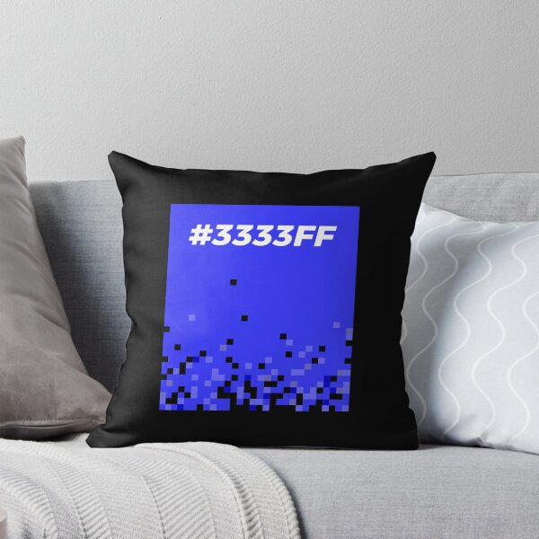 Item preview, Copy of Hex Code Pixel Art Color Block Blue #3333FF designed and sold by ClickForMore.