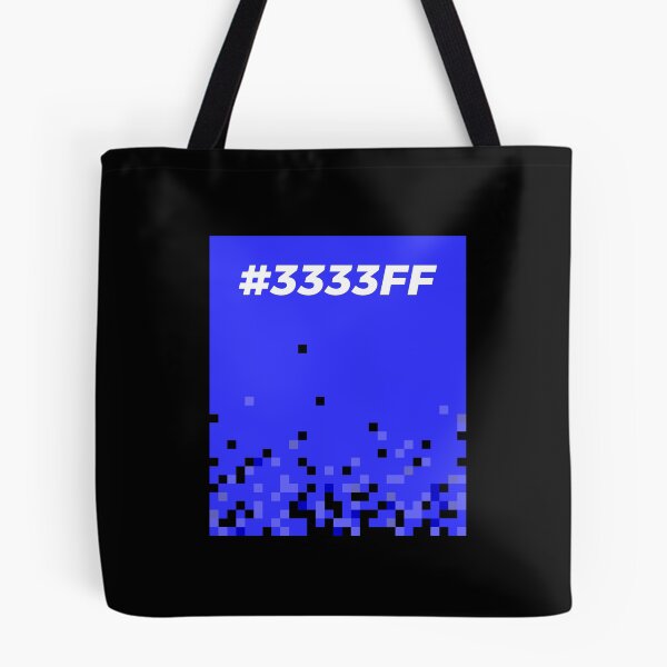 Item preview, Copy of Hex Code Pixel Art Color Block Blue #3333FF designed and sold by ClickForMore.