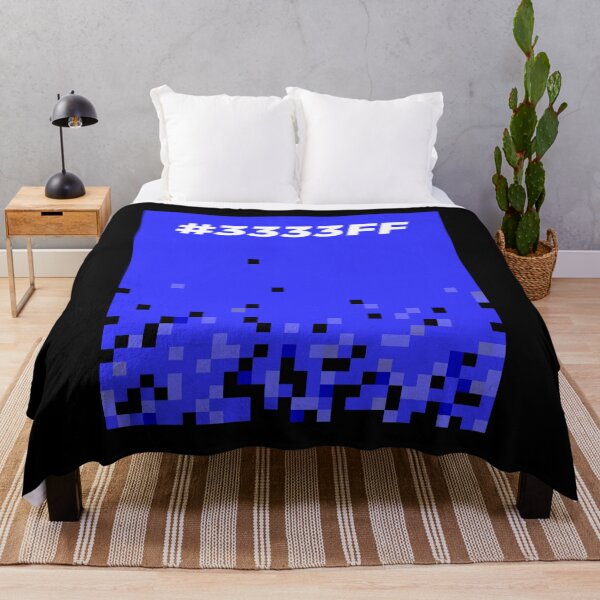 Item preview, Copy of Hex Code Pixel Art Color Block Blue #3333FF designed and sold by ClickForMore.
