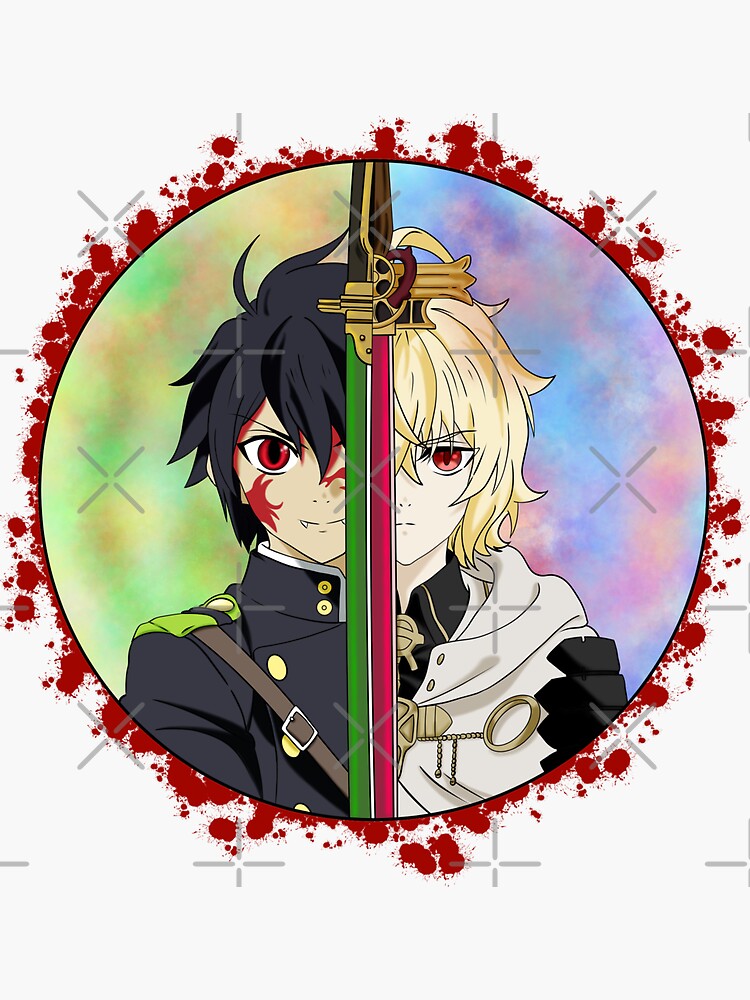 Seraph of the end - Demon's form Sticker for Sale by FalChi