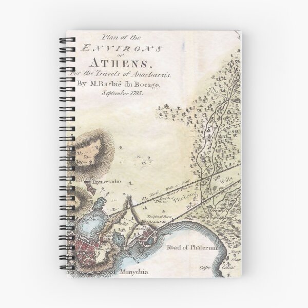 Item preview, Map of the City of Athens in Ancient Greece designed and sold by ClassicalGreece.