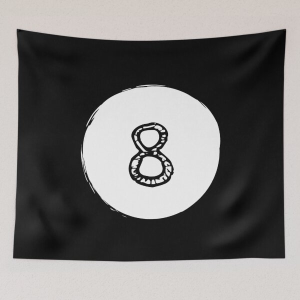 Item preview, Billiard 8 Ball Hand Drawn designed and sold by Taumaturgo.