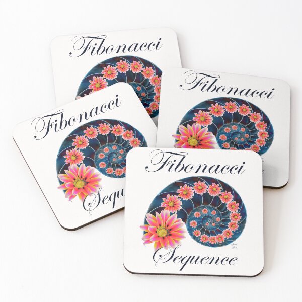 Item preview, Fibonacci Sequence the Golden Ratio White designed and sold by SpiritGifts.
