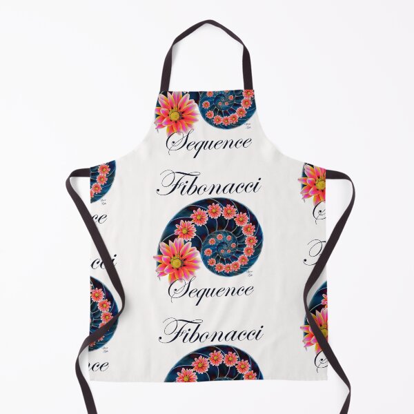 Aperçu de l'œuvre Séquence de Fibonacci le nombre d'or blanc créée et vendue par SpiritGifts.