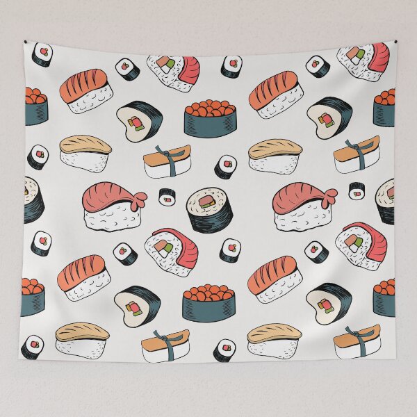 Item preview, Randomized Sushi Patterns designed and sold by casualism.