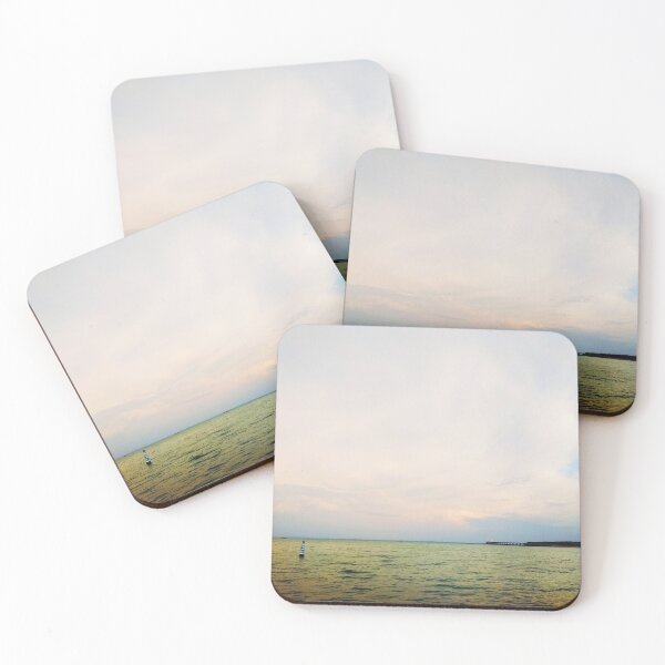 Item preview, Wonderful tender colors in the sky over the Black Sea at sunset designed and sold by helenkaiy.