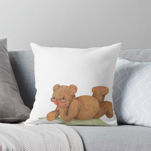 Item preview, Teddy Bear reading - Pencil Drawing - Kathleen Stuart Art designed and sold by Art by Kathleen Stuart.