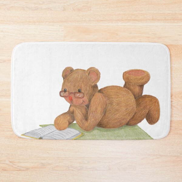 Item preview, Teddy Bear reading - Pencil Drawing - Kathleen Stuart Art designed and sold by Art by Kathleen Stuart.