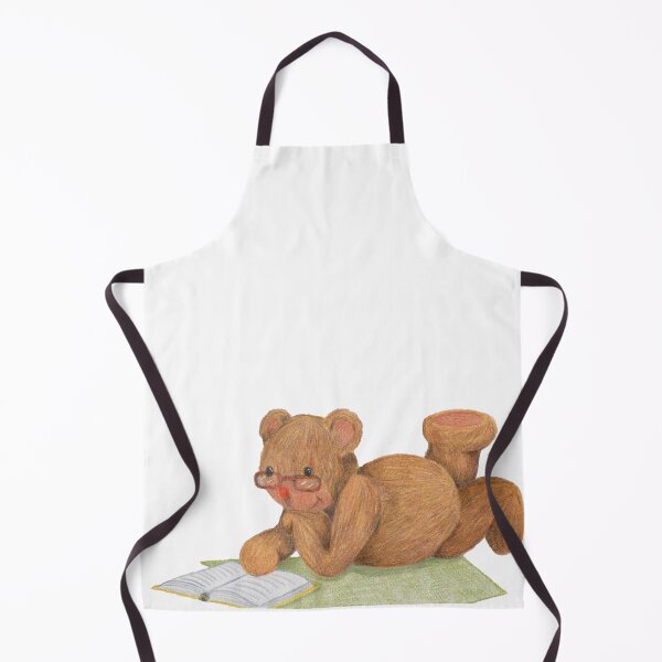 Item preview, Teddy Bear reading - Pencil Drawing - Kathleen Stuart Art designed and sold by Art by Kathleen Stuart.