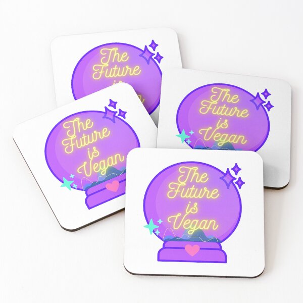 Item preview, The Future is Vegan, Magical Prophetic Crystal Ball designed and sold by KindnessKawaii.