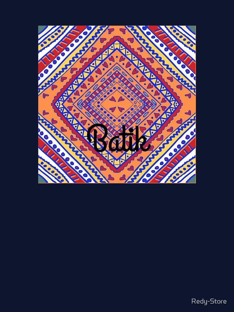 Thumbnail 7 of 7, Classic T-Shirt, Batik Pattern designed and sold by Redy-Store.