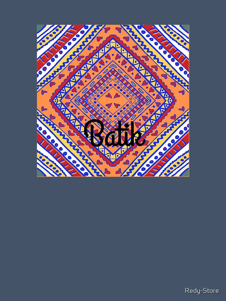 Thumbnail 7 of 7, Oversized T-Shirt, Batik Pattern designed and sold by Redy-Store.