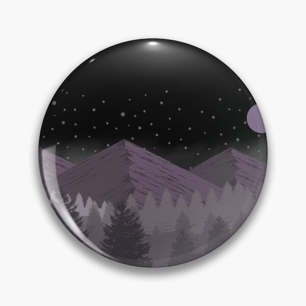 Item preview, Bosque de montaña de noche designed and sold by RecoveryTees.
