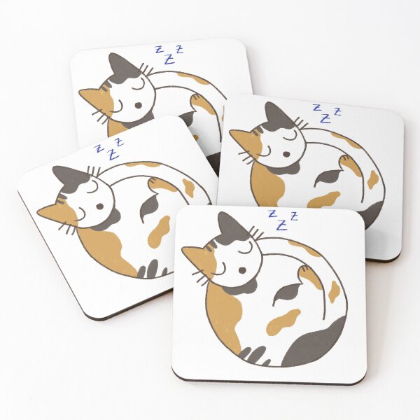 Item preview, Sleeping Calico Cat ✷ designed and sold by kuriimar.
