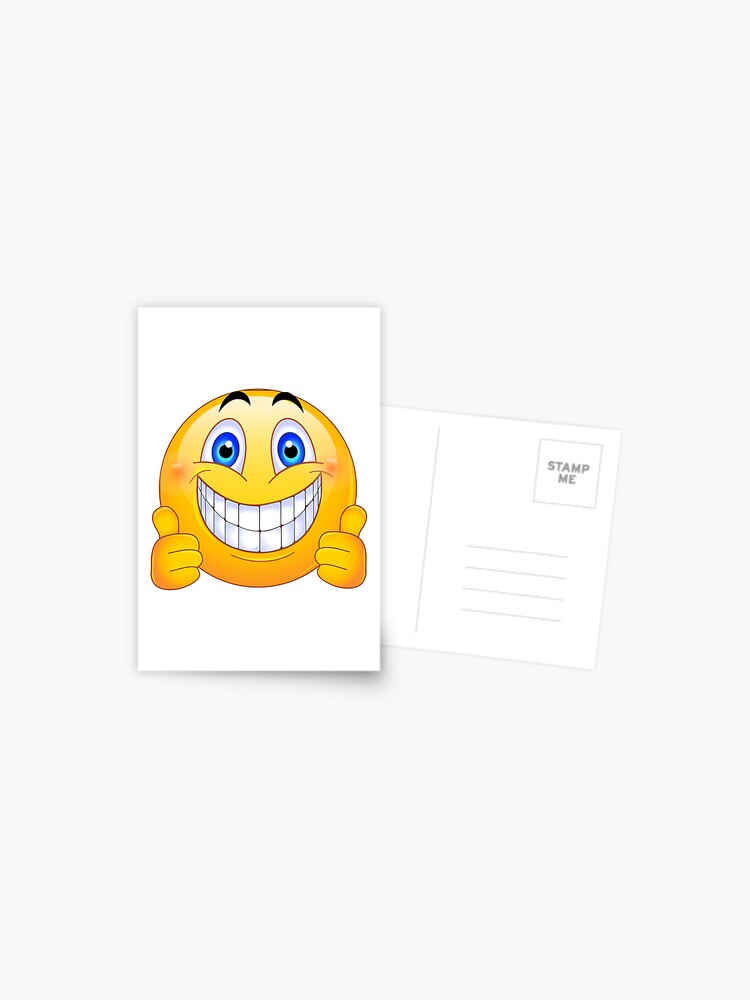 Emoticon Signal Smiley Thumb Emoji | Greeting Card