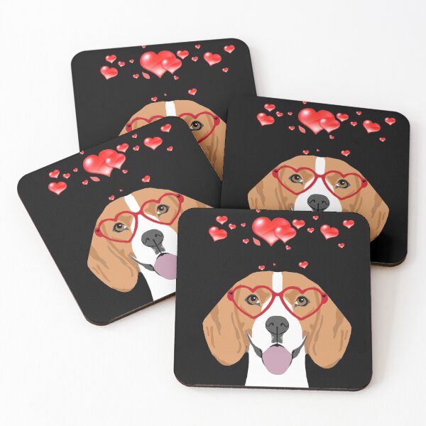 Item preview, Beagle Valentines day dog designed and sold by abiabo.