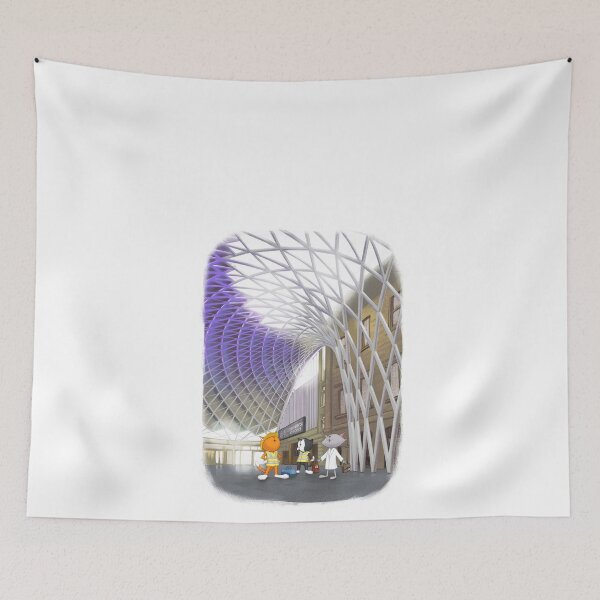 Item preview, CUTHBERT AND FRIENDS IN LOVELY KING'S CROSS STATION designed and sold by kittencuthbert.