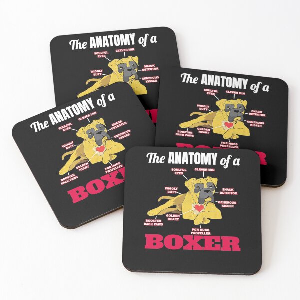 Item preview, Boxer Dog Pet Paw Animal Lover Anatomy of a Boxer designed and sold by JamesClarke84.