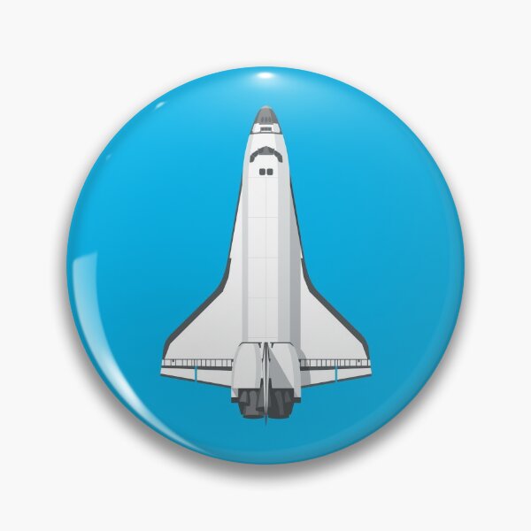 Item preview, Space Shuttle Minimal Spacecraft - Cyan designed and sold by VoodooCircus.